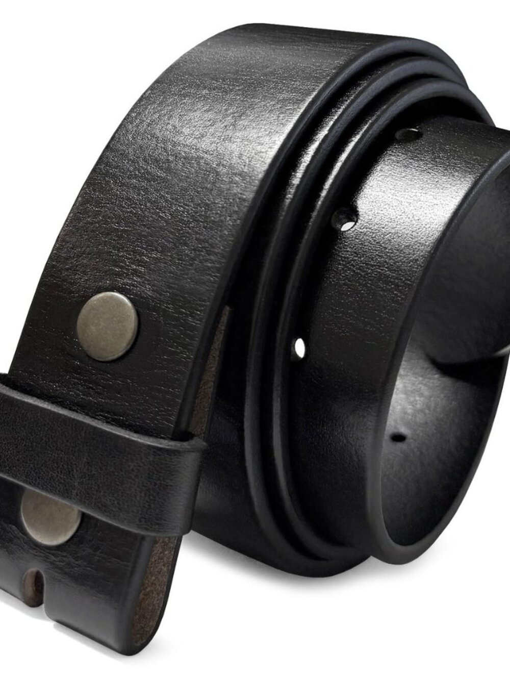 BS040 One Piece Genuine Full Grain Leather 1-1/2" wide Replacement Belt Strap